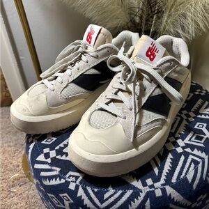 New Balance CT302 Off-White and Black Sneakers